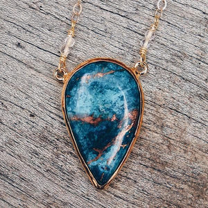 Bluebird Copper Necklace