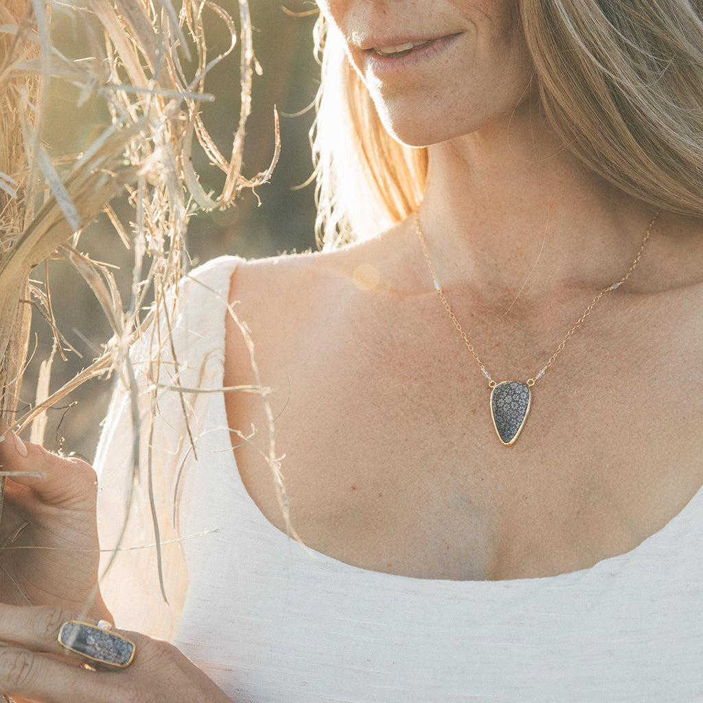 MIDNITE CORAL Necklace