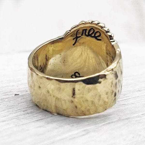 限定１❣️魔的な魅惑サンストーンring 恋も仕事も勝負にも勝ち、決めたいなら‼️ Free Spirit Ring || Moonstone - Bahgsu
