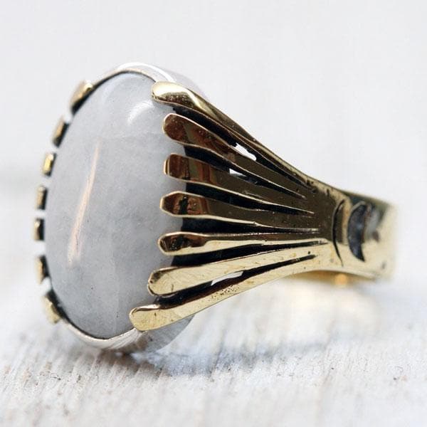 Blossom Ring || Moonstone