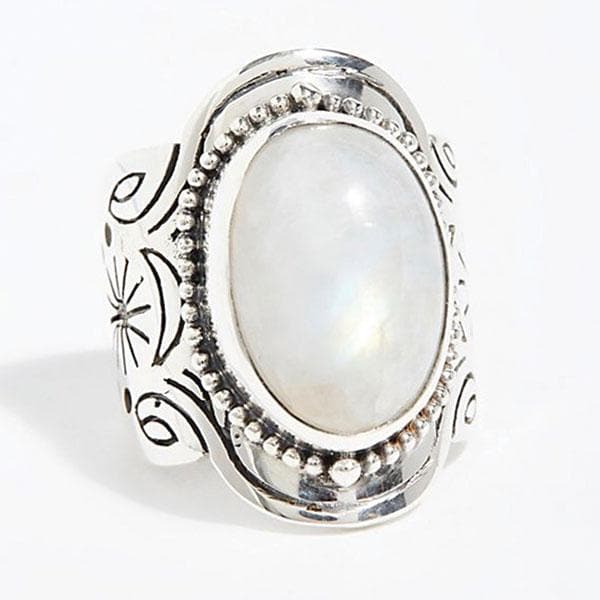 Spirit Ring || Moonstone Oval