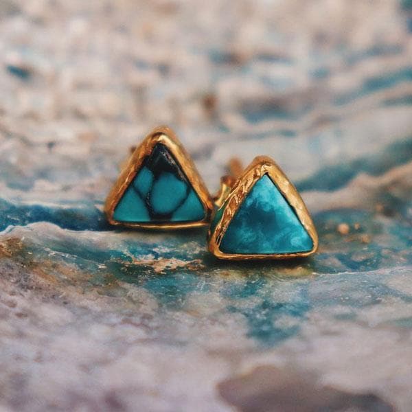 Shrine Pyramid Earring :: custom order