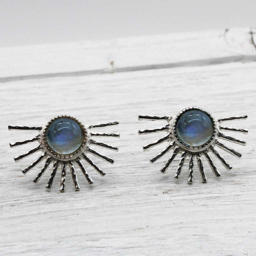 Light Ray Stud :: moonstone