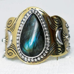 サーファー人気【Bahgsu Jewels】Labradorite Earthリング サーファー人気【Bahgsu Jewels】Labradorite Earthリング