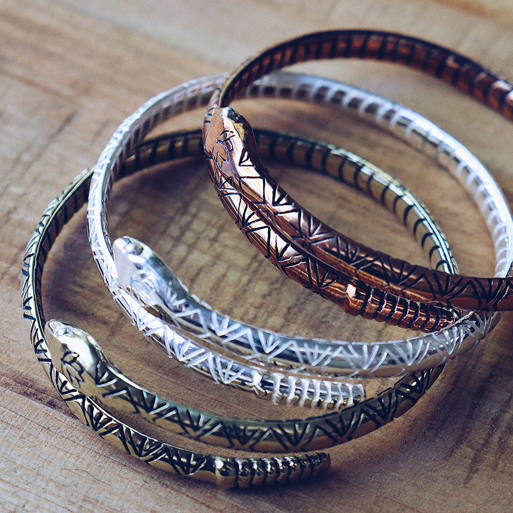 Rebirth Rattlesnake Cuff || view more colors - Bahgsu Jewels
