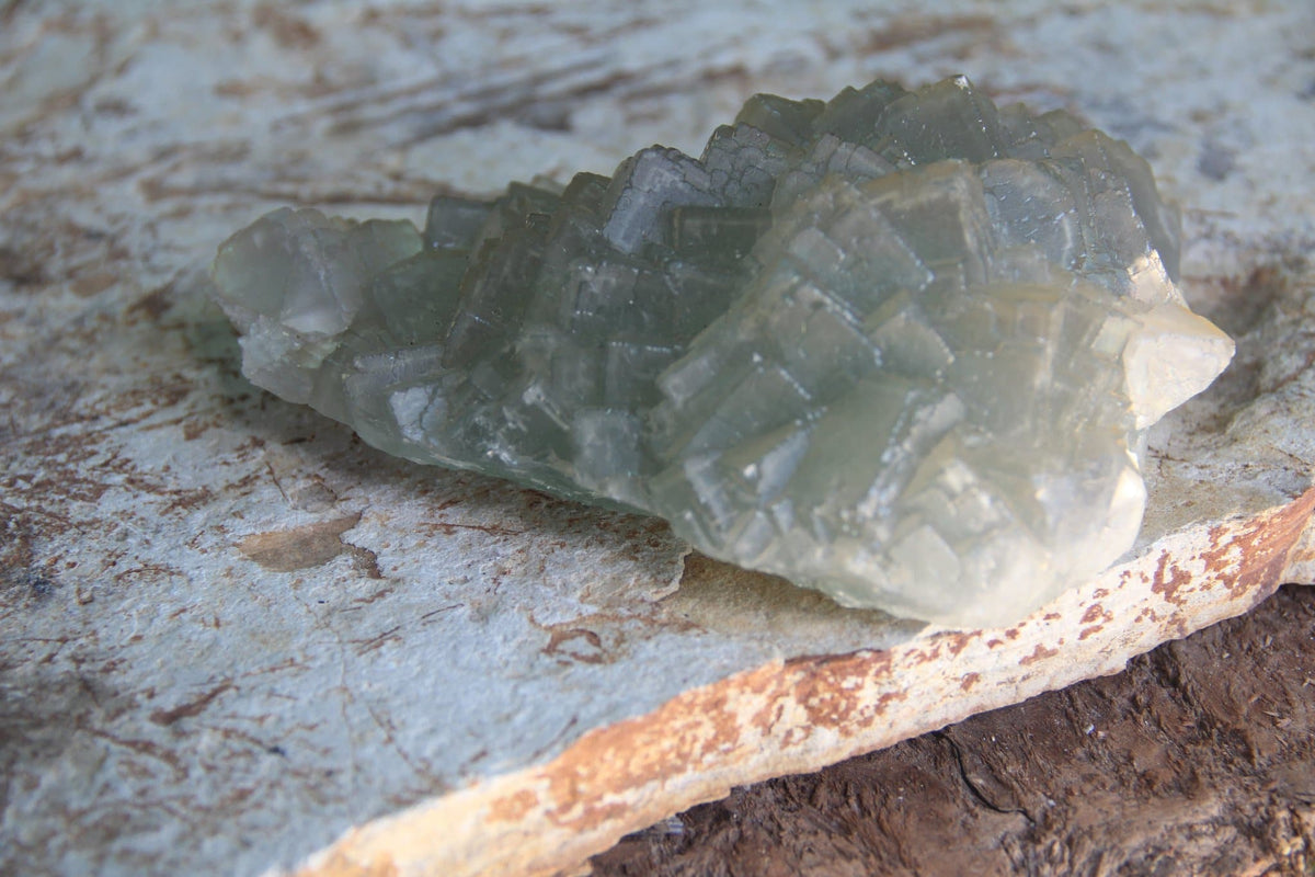 Raw Mongolian Fluorite (cosmic city)