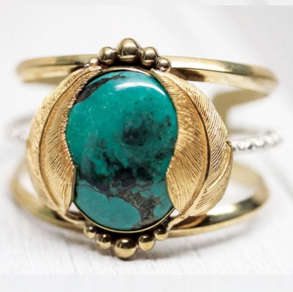 Kinship Cuff || Turquoise Oval