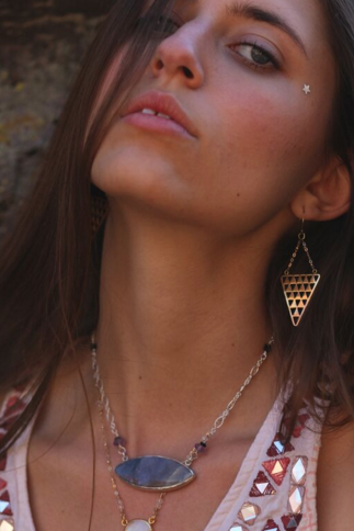 Pyramid Earrings