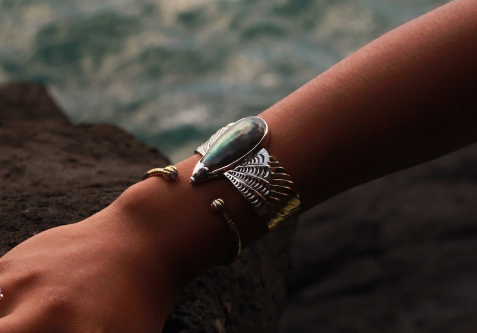 LoveLight Cuff || Labradorite