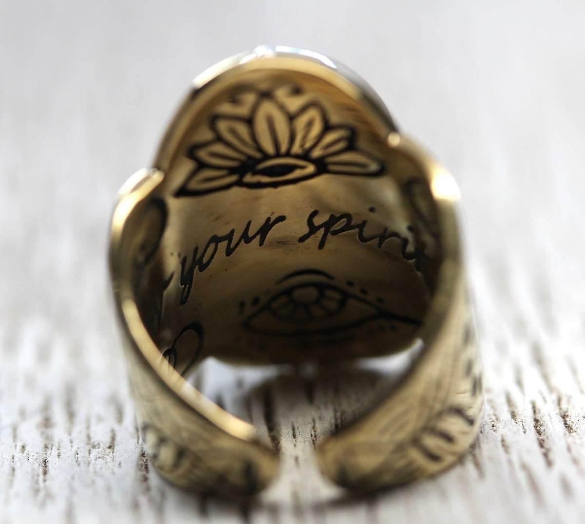 Spirit Ring || Moonstone Tear