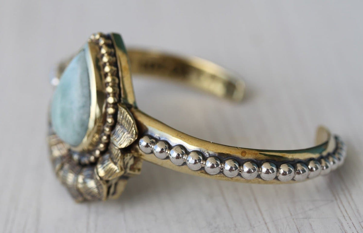 Larimar Lotus Cuff