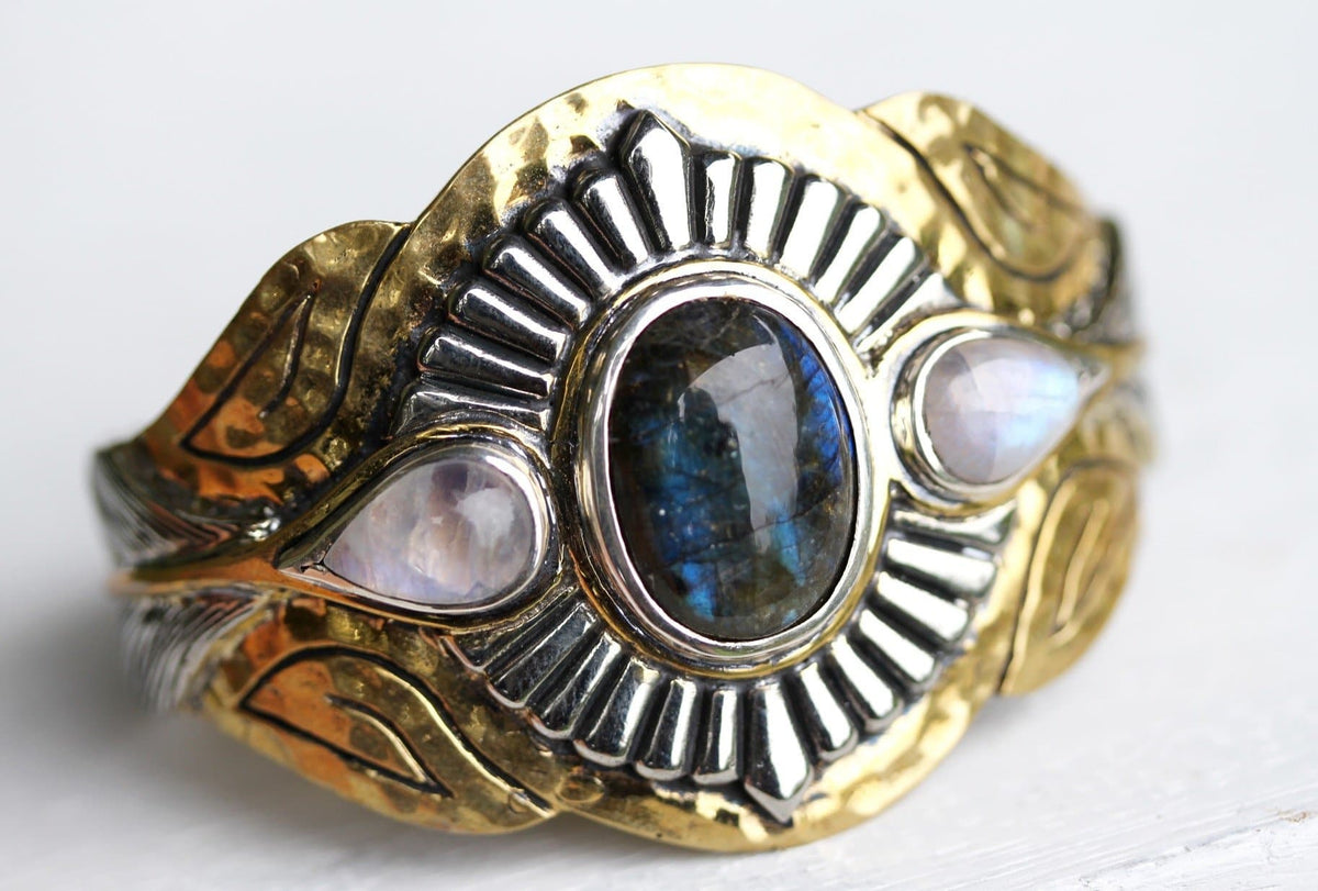 Rebirth Cuff || labradorite