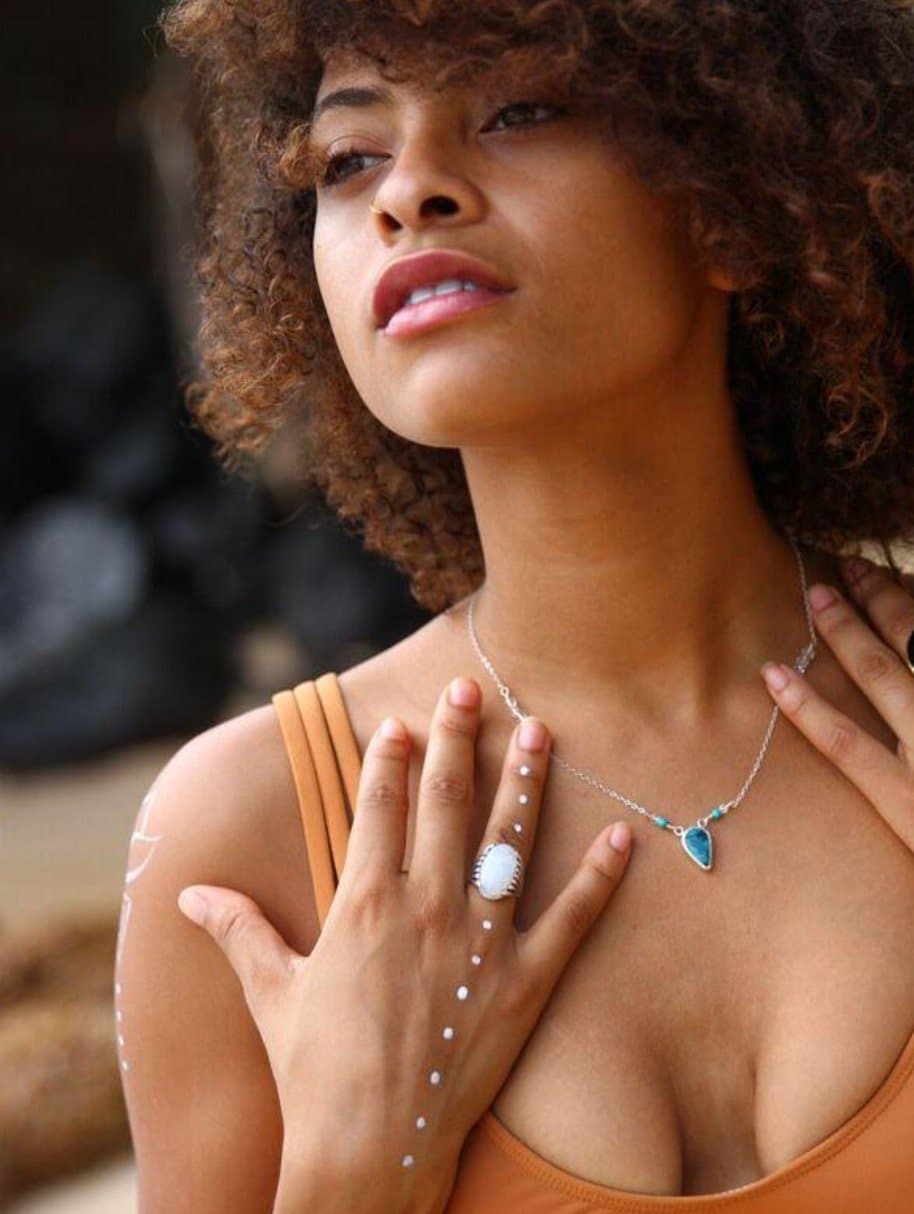 人気BOHOスタイル【Bahgsu Jewels】BLOOSSOMリング Blossom Ring || Moonstone - Bahgsu