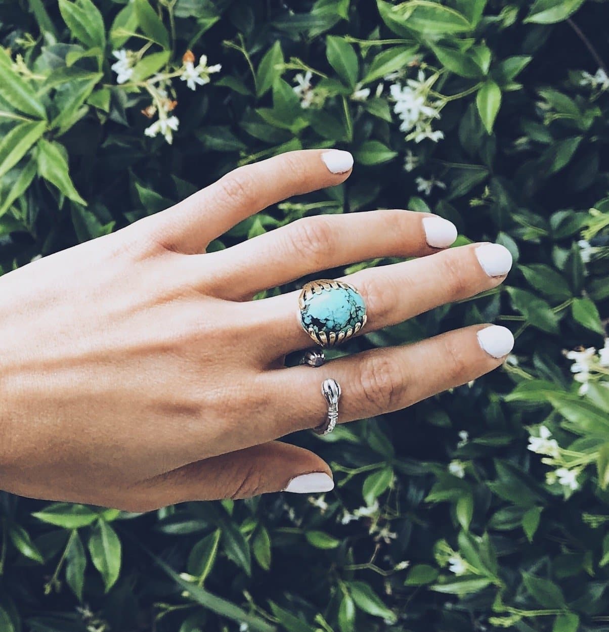 Blossom Ring || Turquoise