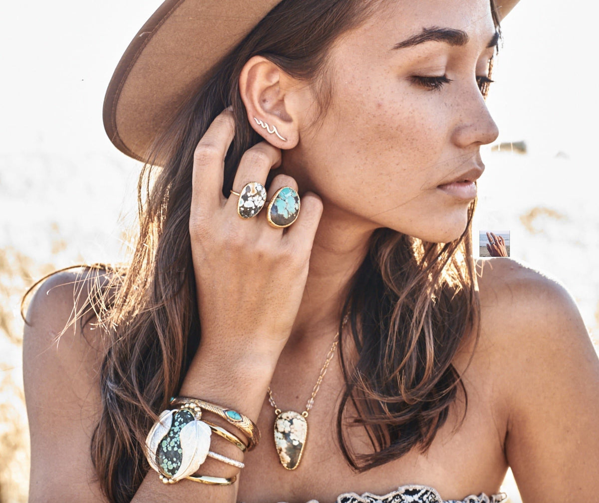 Kinship Cuff || Turquoise Oval