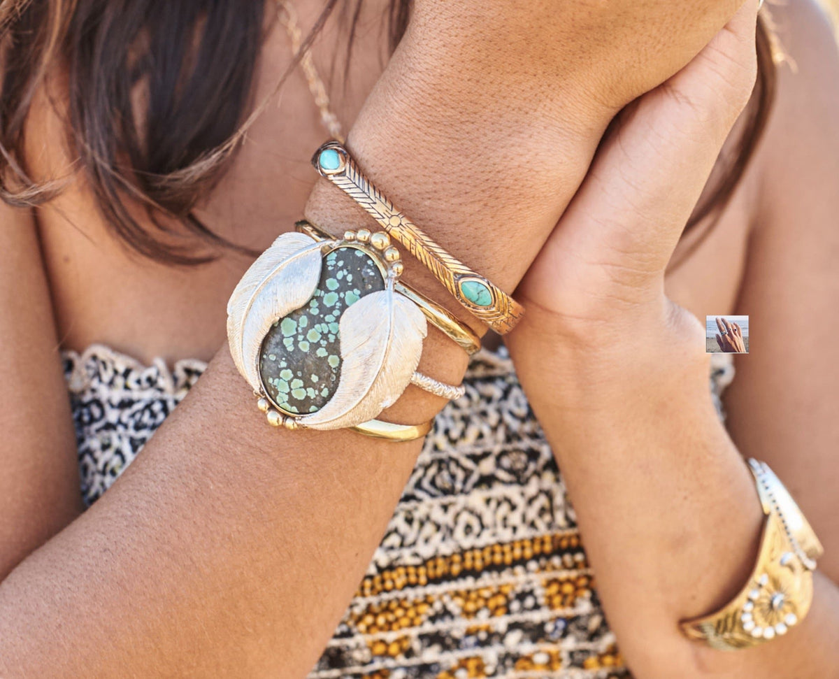 Kinship Cuff || Turquoise Oval