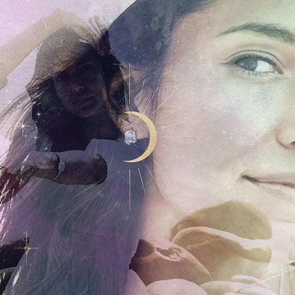 Herkimer Diamond Studs :: Silver