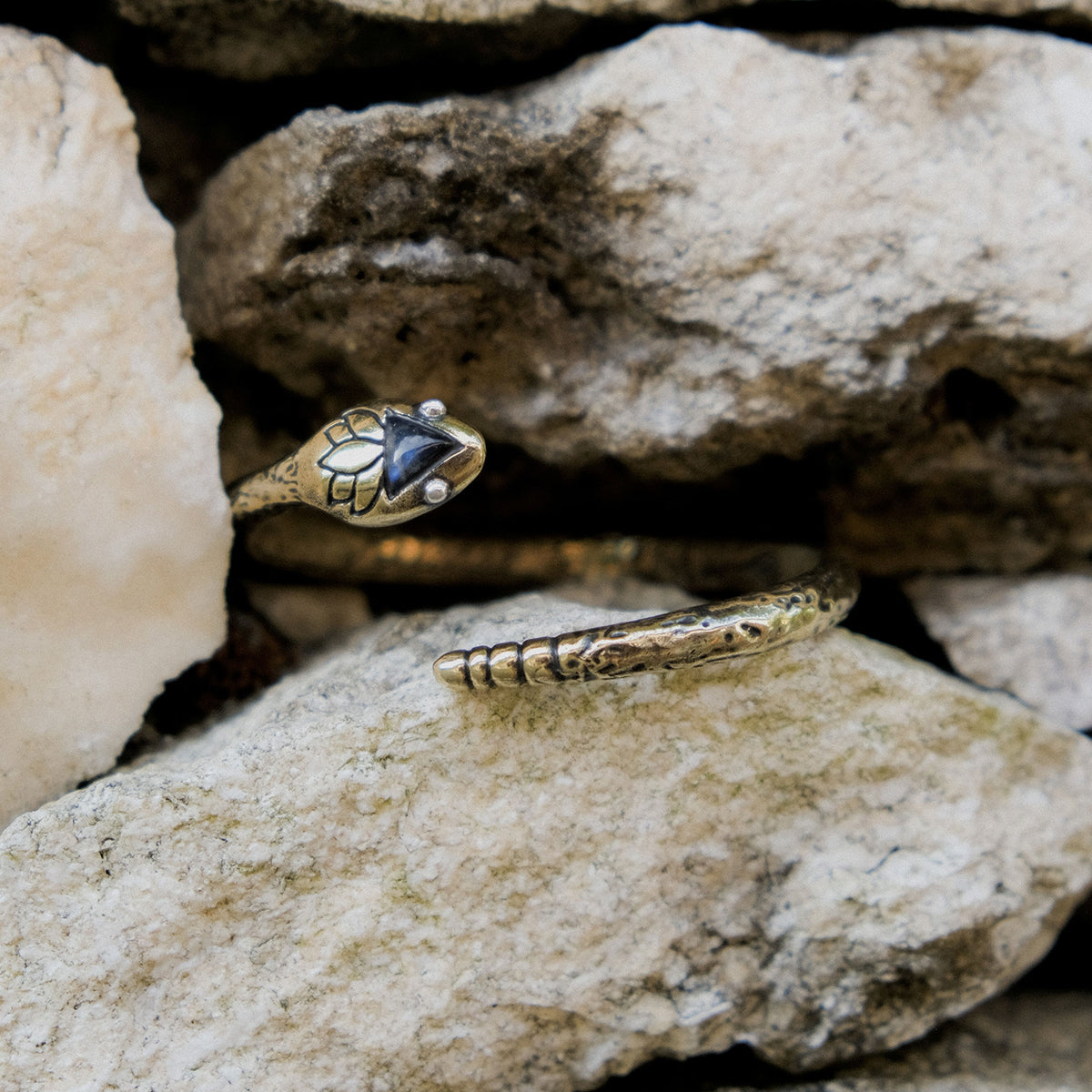 【Bahgsu Jewels】Serpent labradoriteリング Serpent Ring || labradorite - Bahgsu