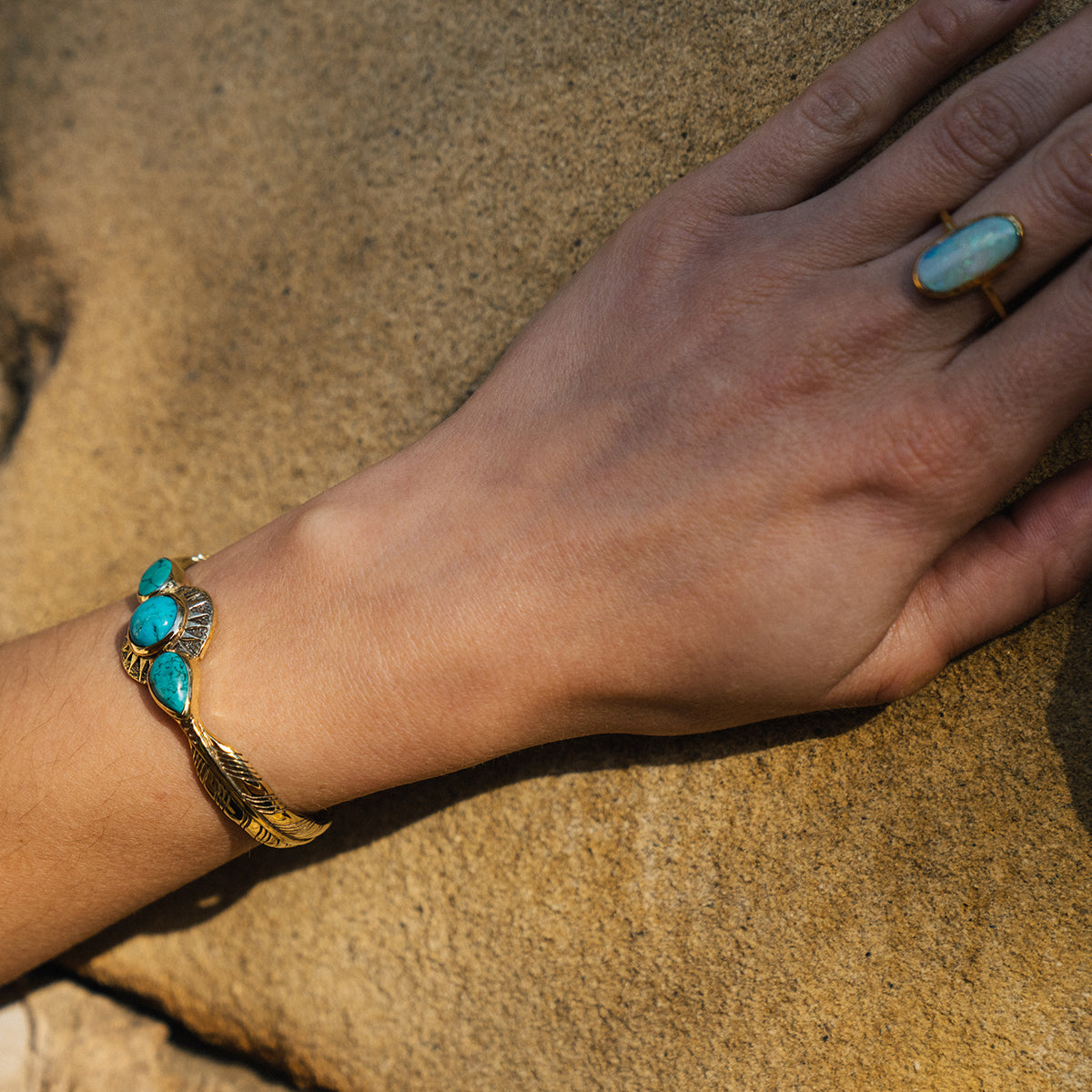 Radiate Cuff || Turquoise