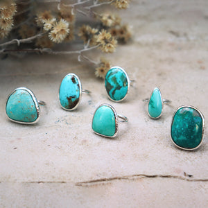 Castle Dome Turquoise Elfin Ring