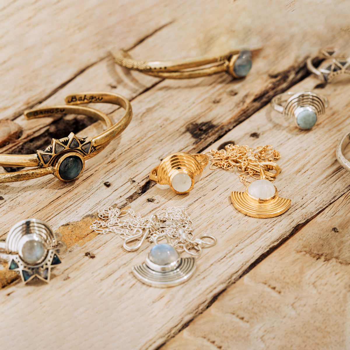 Be Open Necklace || Moonstone