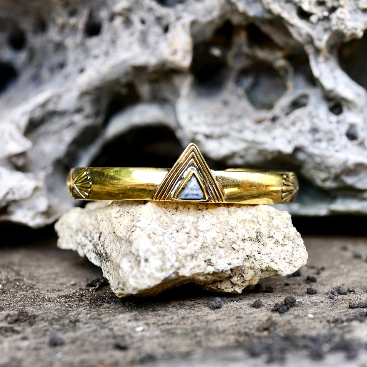 Hold Space Cuff || Moonstone