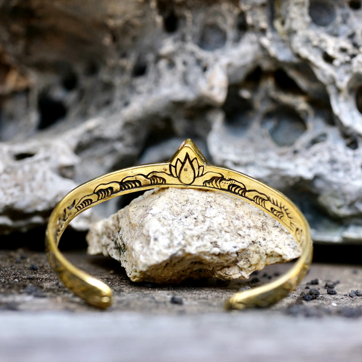 Hold Space Cuff || Moonstone