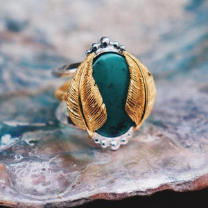 Kinship Ring || Turquoise oval
