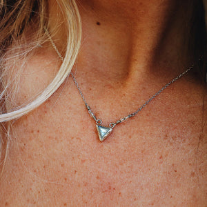 Moonstone Pyramid Necklace || Petit