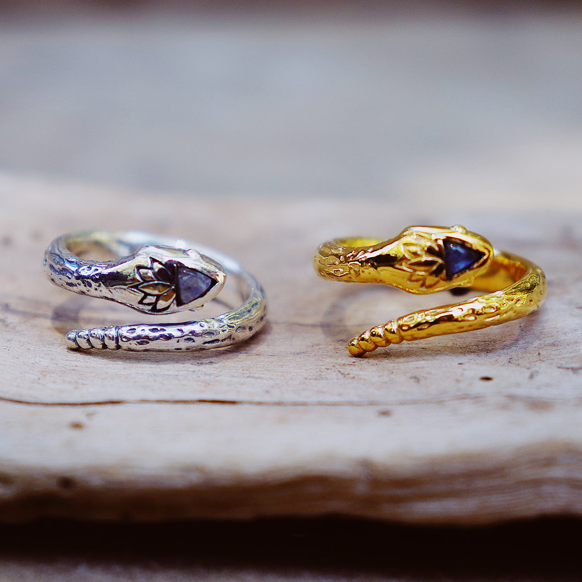 【Bahgsu Jewels】Serpent labradoriteリング Serpent Ring || labradorite - Bahgsu