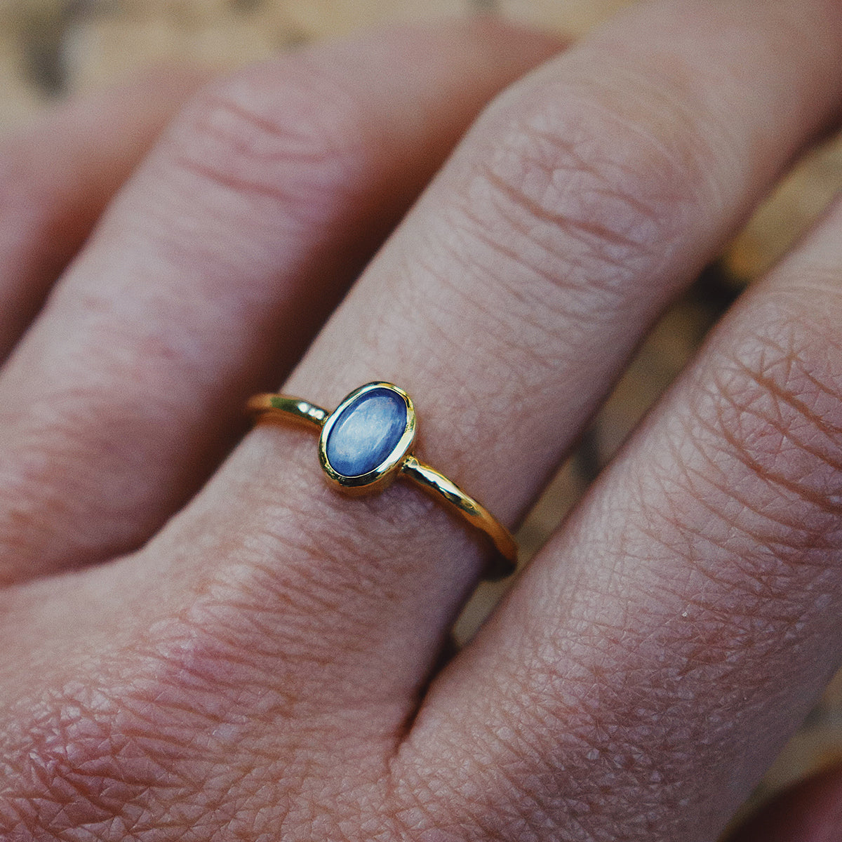 Kyanite Elfin Ring