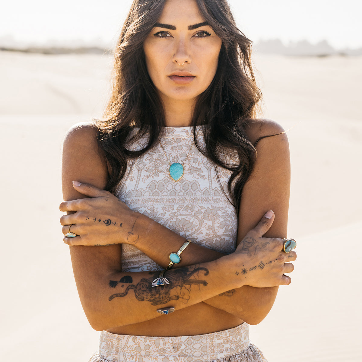 Shape Shift Cuff || Labradorite