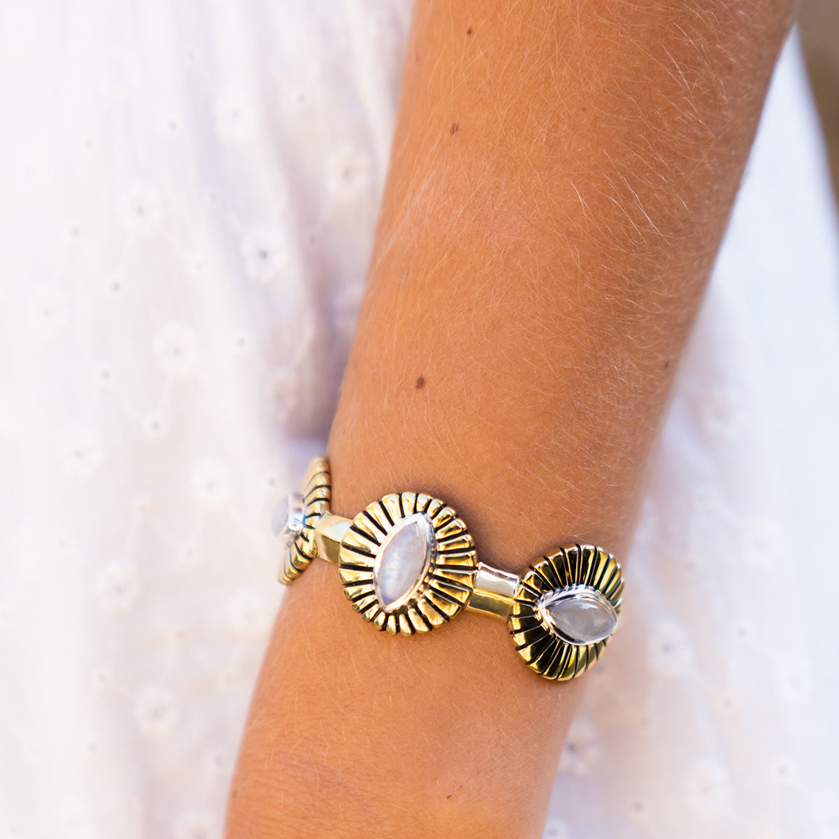 サーファー/ストリート人気【Bahgsu Jewels】Three s Cuff Hand Crafted & One of a Kind Cuffs - Bahgsu